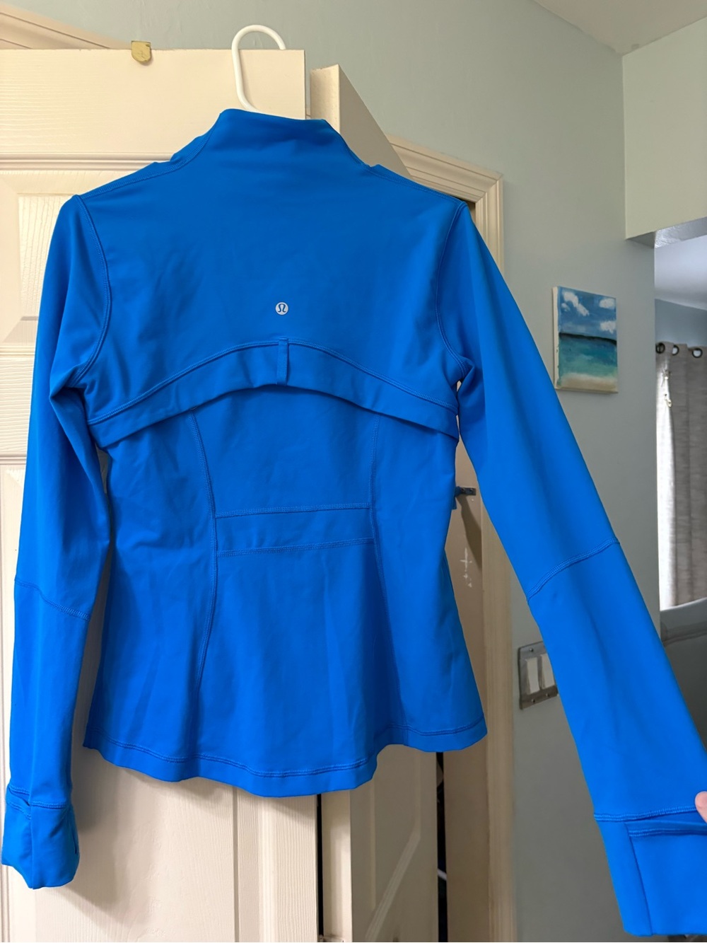 lululemon athletica cobalt blue lightweight utility jacket